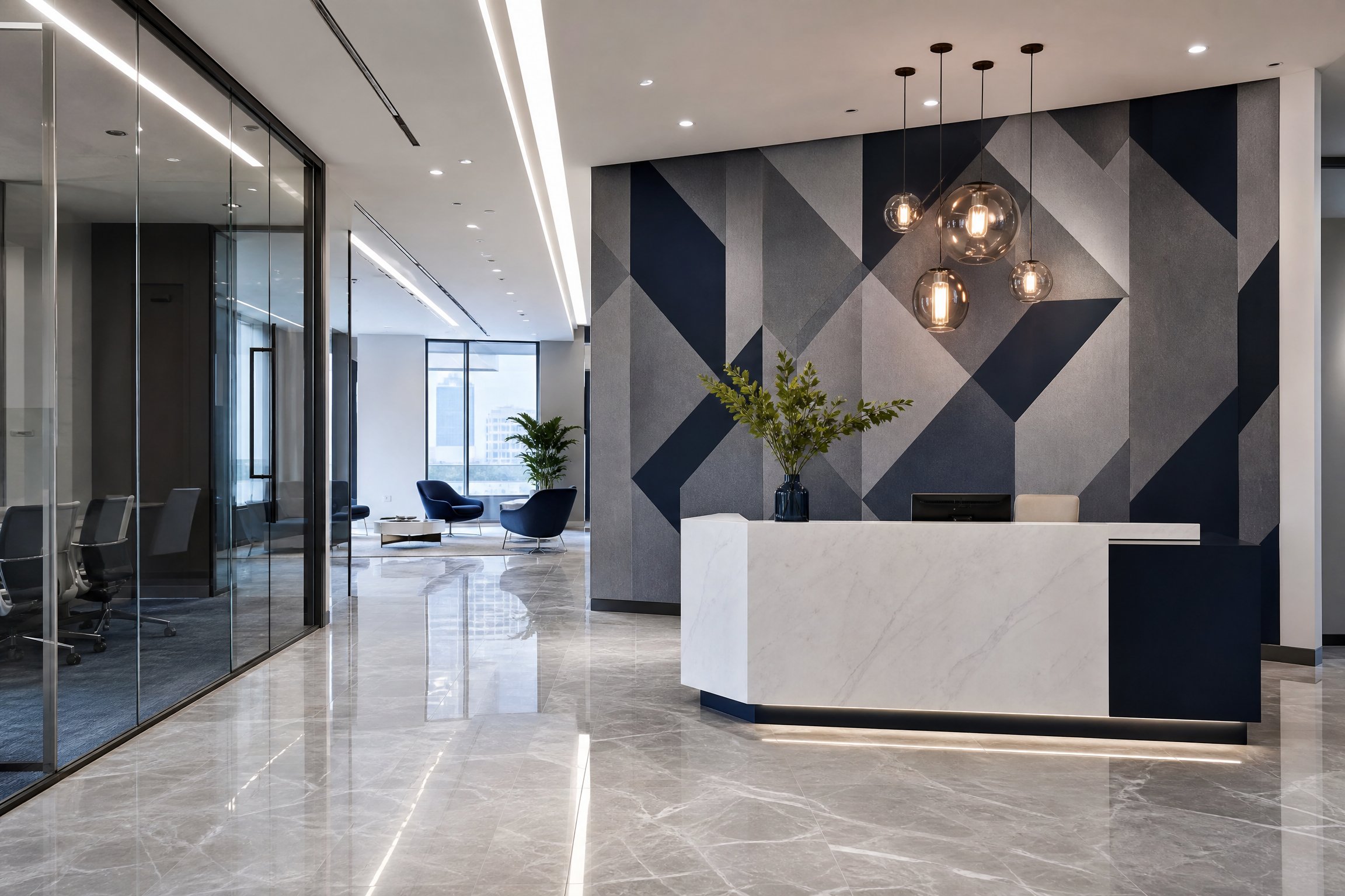 Modern Office Wallcovering